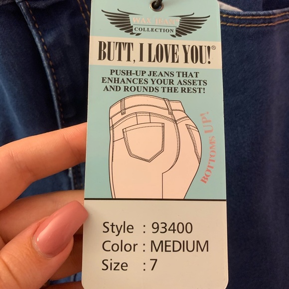 Blue Wax Jean Skinny Jeans - Picture 2 of 3